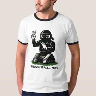 ER DOORHEEN, BEWEEG IK T-SHIRT