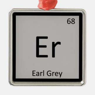 Er - Earl Gray Tea Chemistry Periodic Table Symbol Metalen Ornament