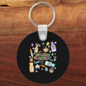 Er Easter Nurse Crew Easter Day Emergency Room Nur Sleutelhanger (Voorkant)