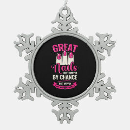 Er gebeuren grote problemen door benoeming tin sneeuwvlok ornament