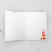 ER GENOEMAND LIEFT U MEER Chow en kabouter valenti Feestdagen Kaart (Binnen)