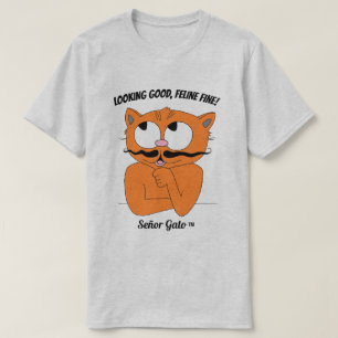 "ER GOED UITZIEN, KAT GOED!" Grappige katten grap T-shirt