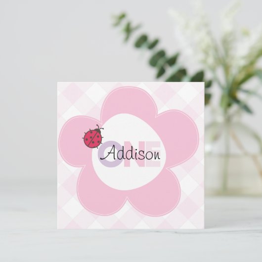 Ęr invitation d'anniversaire de "Addison" (Debout devant)