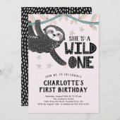 ęr Invitation d'anniversaire de paresse (Devant / Derrière)