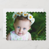 Ęr invitation de fête d'anniversaire du bébé (Dos)