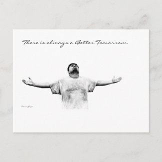 Er is altijd een betere toekomst briefkaart