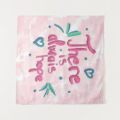 Er is altijd hoop wandkleed (Voorkant (horizontaal))