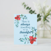 Er is Altijd Iets Om Dankbaar Voor Te Zijn/Bloem Briefkaart (Staand voorkant)