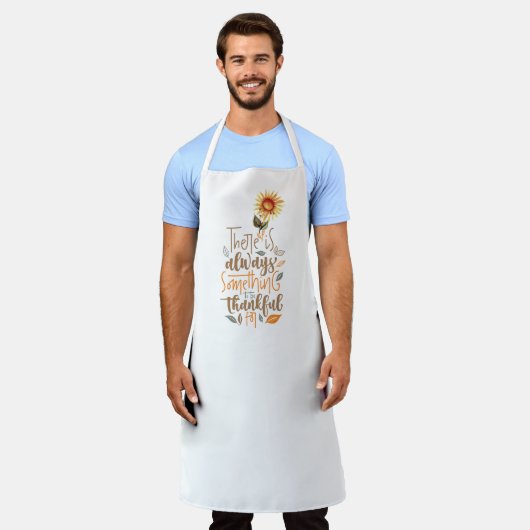 Er is altijd iets te danken voor schort (Gedragen)