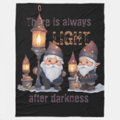 Er is altijd licht na duisternis fleece deken (Voorkant)