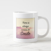 Er is altijd reden om te glimlachen extra grote beker (Rechts)