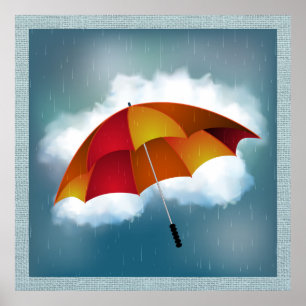 Er is altijd ruimte onder onze paraplu - reeks poster