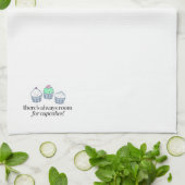 Er is altijd ruimte voor Cupcakes Theedoek (Gevouwen)