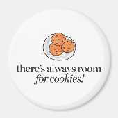 Er is altijd ruimte voor koekjes magneet (Voorkant)