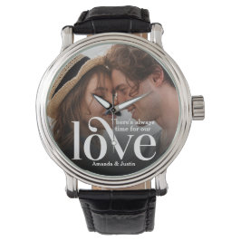 Er is altijd tijd voor onze liefdesfoto horloge