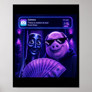 Er Is Beweging Aan De Voorzijde Tung Tung Tung Sah Poster