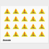 Er is een baby aan boord driehoek sticker (Vel)