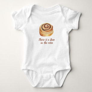 Er is een broodje in de oven Baby Shower Romper