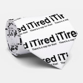 Er is een dutje voor. stropdas (Opgerold)