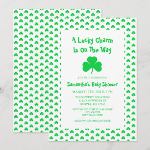 Er is een geluksvogel onderweg naar het Baby showe Kaart