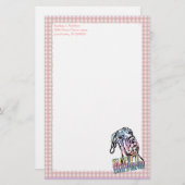 Er is een geweldige Daansleuf voor UC-pasta Briefpapier (Voorkant / Achterkant)