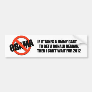 Er is een Jimmy Carter nodig om een Reagan te hale Bumpersticker