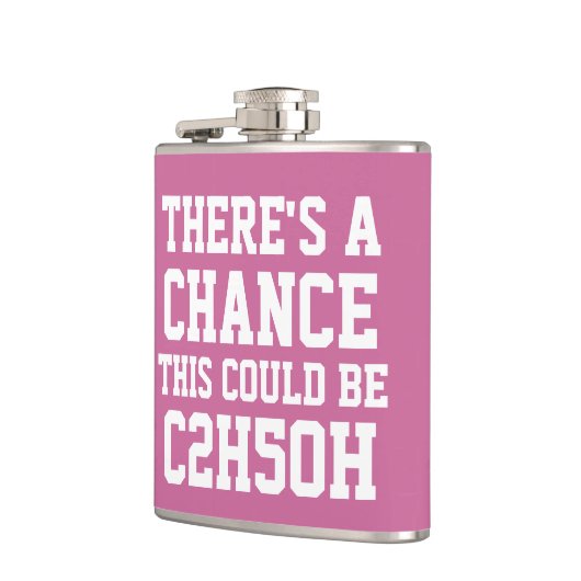 Er is een kans dat dit C2H5OH kan zijn Heupfles (Links)