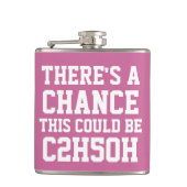 Er is een kans dat dit C2H5OH kan zijn Heupfles (Voorkant)