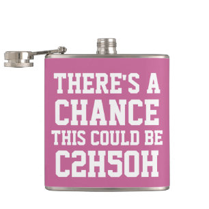 Er is een kans dat dit C2H5OH kan zijn Heupfles