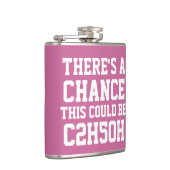 Er is een kans dat dit C2H5OH kan zijn Heupfles (Rechts)