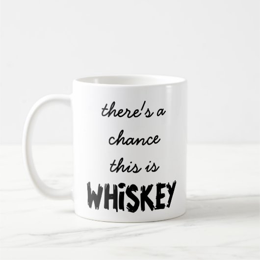 Er is een kans dat dit een Whiskey-Mok is Koffiemok (Links)