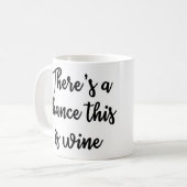 Er is een kans dat dit wijn Mok is (Voorkant links)