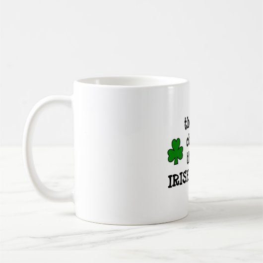 Er is een kans...voor ierse koffie koffiemok (Links)