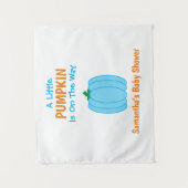 Er Is Een Klein Pompoentje Op Komst Wandkleed (Voorkant)