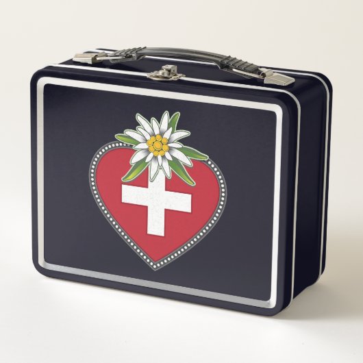Er is een kleine Edelweiss in mijn hart lunchbox (Voorkant)
