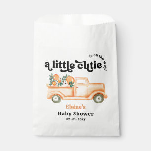 Er is een kleine snee op weg naar Oranje Baby show Bedankzakje