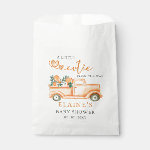 Er is een kleine snee op weg naar Oranje Baby show Bedankzakje