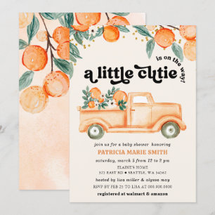 Er is een kleine snee op weg naar Oranje Baby show Kaart
