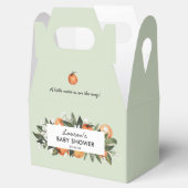 Er is een kleine stropdas op weg naar Citrus Baby Bedankdoosjes (Geopend)