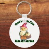 Er is een koepelplaats zoals mijn tuinSleutelhange Sleutelhanger (Voorkant)