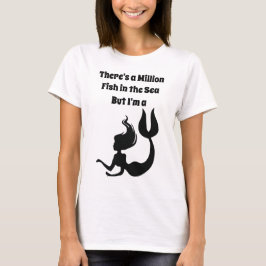 Er is een Million Fish Quote w /  tekst T-shirt
