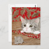 Er is een muis in huis! briefkaart (Voorkant / Achterkant)