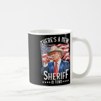 Er is een nieuwe sheriff in de stad koffiemok