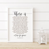 Er is een tijd voor alles, ecclesiastes 3:1-8 poster