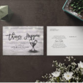 Er is een verschuiving van plannen om het huwelijk aankondigingskaart