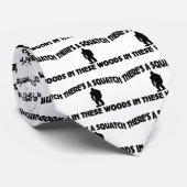 Er is een vierkant in deze Bossen Stropdas (Opgerold)