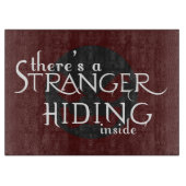Er is een vreemdeling snijplank (Voorkant)