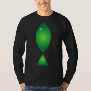 Er is geen beta vis moeder dan ik groen t-shirt