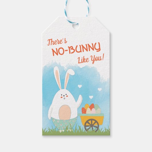 Er is geen Bunny zoals jij Pasen. Cadeaulabel (Voorkant)