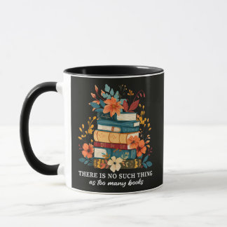 Er is geen dergelijk ding als te veel boeken mok